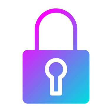 Padlock Vector Icon Design Illustration