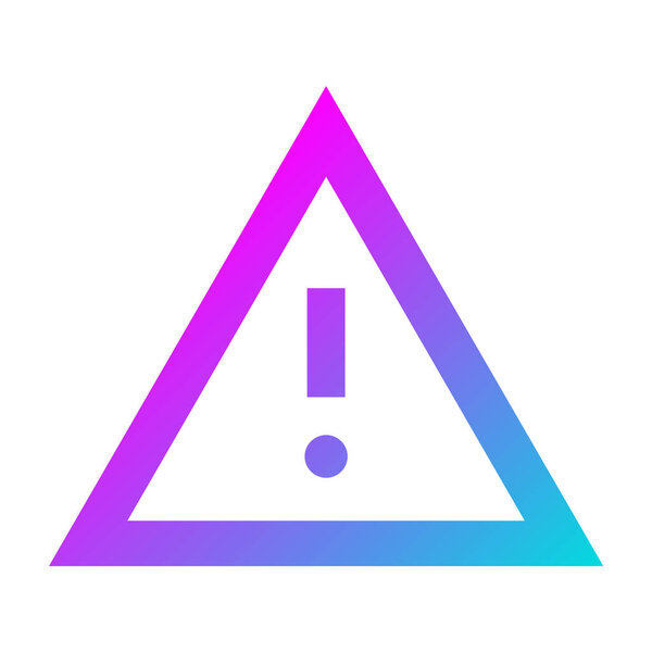 Warning Vector Icon Design Illustration