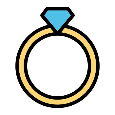 Alyans Vektör Simgesi Tasarım İllüstrasyonu