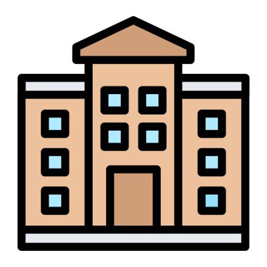 Salon Vektörü Simgesi Tasarım İllüstrasyonu