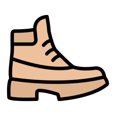 Çizme Vektörü Simgesi Tasarım Çizimi