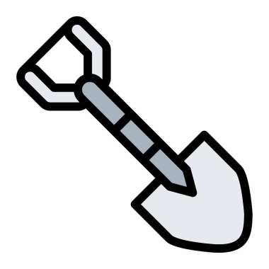 Kürek vektör ikonu tasarımı illüstrasyonu