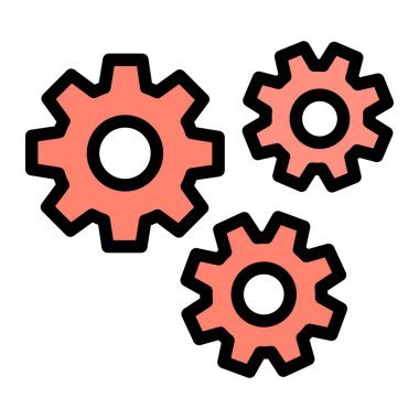 Vektör Simgesi Tasarım İllüstrasyonu Ayarlanıyor