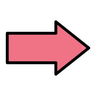 Sağ ok Vektörü Simge Tasarımı ResmiComment