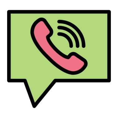 Bizimle irtibata geç Vektör Simgesi Tasarım ResmiComment