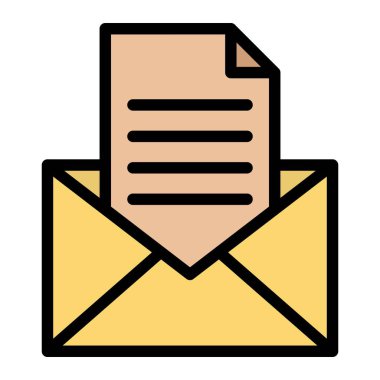 Harf Vektörü Simgesi Tasarım İllüstrasyonu