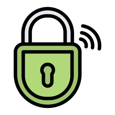 Padlock Vector Icon Design Illustration