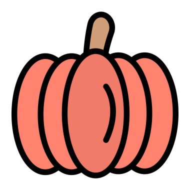 Kabak Vektörü Simge Tasarımı Çizimi