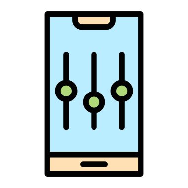 Denetleyici Vektör Simgesi Tasarım İllüstrasyonu