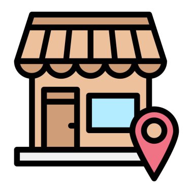 Yer Vektör Simgesi Tasarım Resmini Kaydet