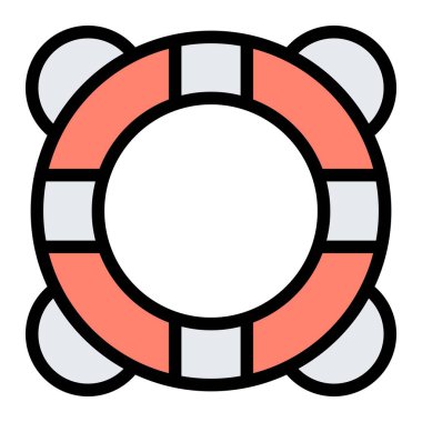 Cankurtaran Vektörü Simge Tasarımı Çizimi