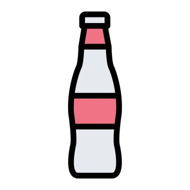 Soda Vektörü Simgesi Tasarım İllüstrasyonu