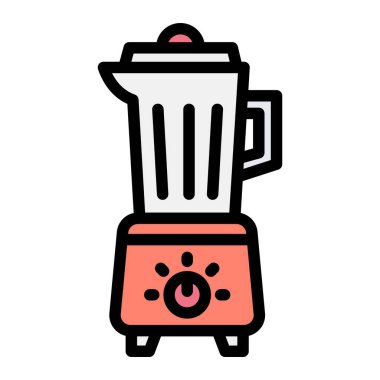 Blender Vektör Simgesi Tasarım İllüstrasyonu