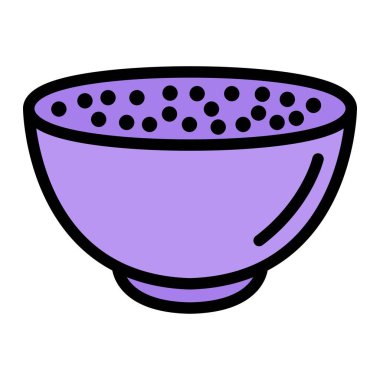 Buğday Atıştırmalığı Vektör Simgesi Tasarım Çizimi