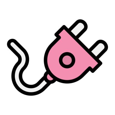 Eklenti Vektörü Simgesi Tasarım İllüstrasyonu