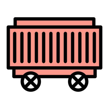 Taşıyıcı Vektör Simgesi Tasarım İllüstrasyonu