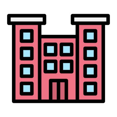 Yapı Vektörü Simgesi Tasarım İllüstrasyonu