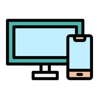 İlgili Vektör Simgesi Tasarım İllüstrasyonu