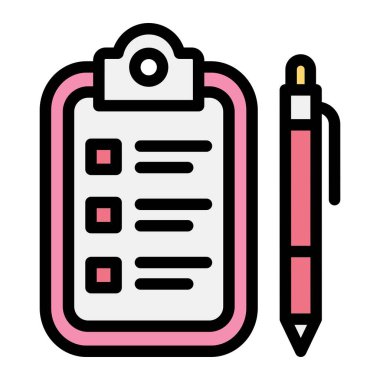 Sözleşmeli Vektör Simgesi Tasarım ResmiComment