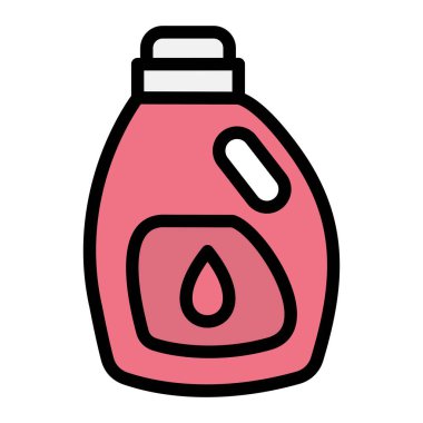 Deterjan Vektör Simgesi Tasarım İllüstrasyonu