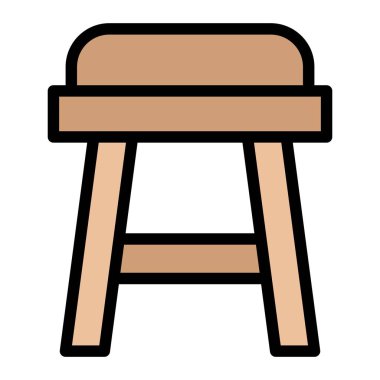 Dışkı Vektörü Simgesi Tasarımı Çizimi