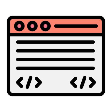 Komut satırı Vektör Simgesi Tasarım İllüstrasyonu