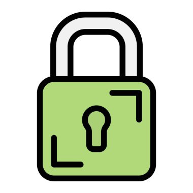 Padlock Vector Icon Design Illustration
