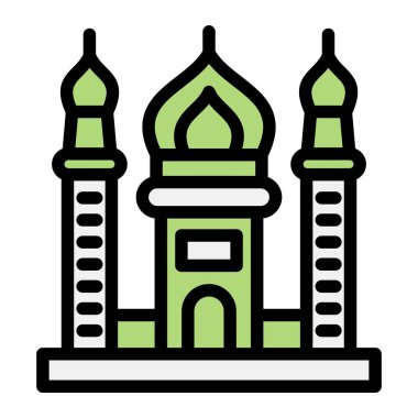 Cami Vektörü Simgesi Tasarım Çizimi