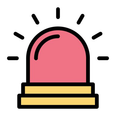 Yangın Alarmı Vektör Simgesi Tasarım ResmiComment