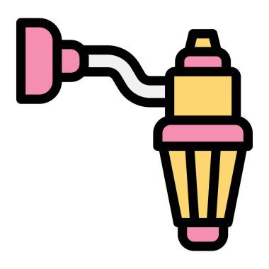 Lamba Vektörü Simgesi Tasarım İllüstrasyonu