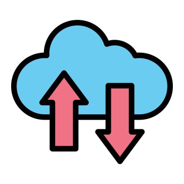 Veri Aktarım Vektörü Simgesi Tasarım ResmiComment
