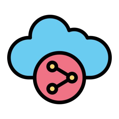 İçerik Vektör Simgesi Tasarım İllüstrasyonu