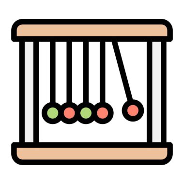 Sarkacı Vektör Simgesi Tasarım İllüstrasyonu