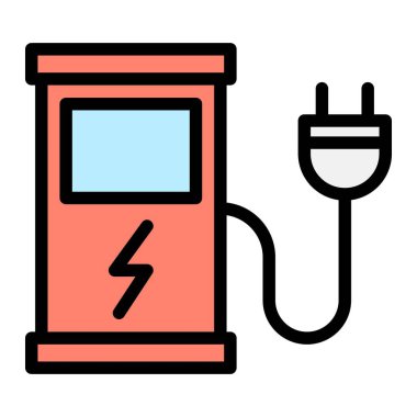 İstasyon Vektör Simgesi Tasarım İllüstrasyonu Yükleniyor