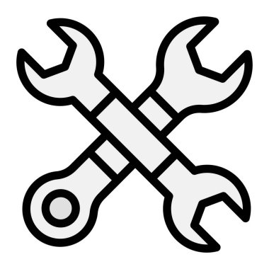 Anahtar Vektörü Simgesi Tasarım İllüstrasyonu