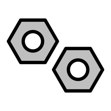 Fındık Vektörü Simgesi Tasarım İllüstrasyonu