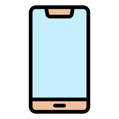 Telefon Vektörü Simgesi Tasarım İllüstrasyonu