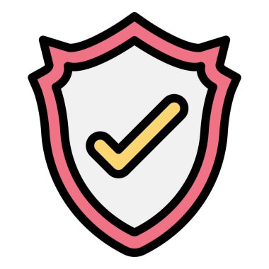 Kalkan Vektörü Simgesi Tasarım ResmiComment