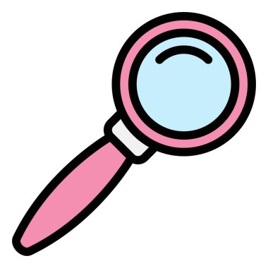 Arama Vektörü Simgesi Tasarım İllüstrasyonu