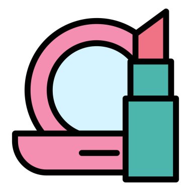 Kozmetik Vektör Simgesi Tasarım İllüstrasyonu