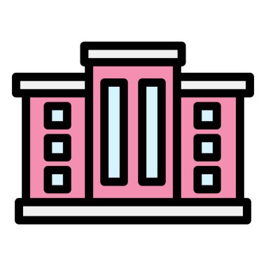 Süpermarket Vektör Simgesi Tasarım İllüstrasyonu