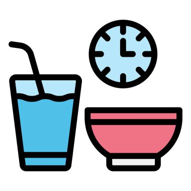 Oruç Vektörü Simgesi Tasarım İllüstrasyonu