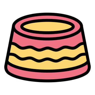 Şapka Vektörü Simgesi Tasarım İllüstrasyonu