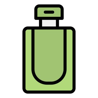 Parfüm Vektörü Simgesi Tasarım İllüstrasyonu