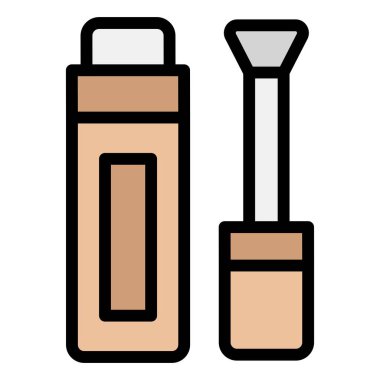 Gizleyici Vektör Simgesi Tasarım İllüstrasyonu