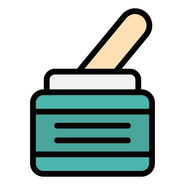 Wax Vektör Simgesi Tasarım Çizimi