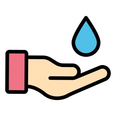 El kremi Vektör Simgesi Tasarım Çizimi