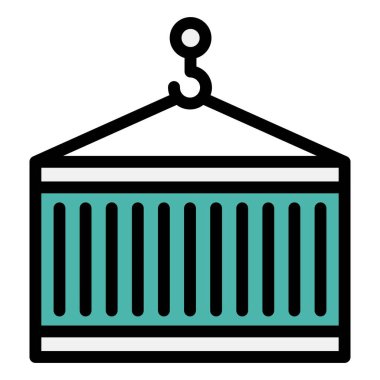 Taşıyıcı Vektör Simgesi Tasarım İllüstrasyonu