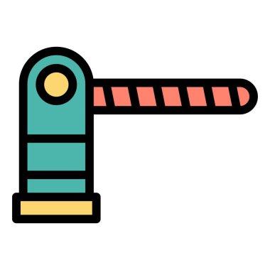 Park Engeli Vektör Simgesi Tasarım İllüstrasyonu