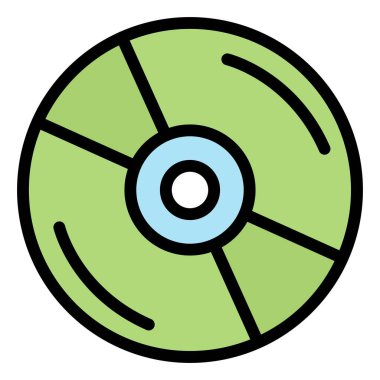 Dvd Vektör Simgesi Tasarım İllüstrasyonu